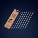 The Illusionist Distillery Glass Straw Set - Front View